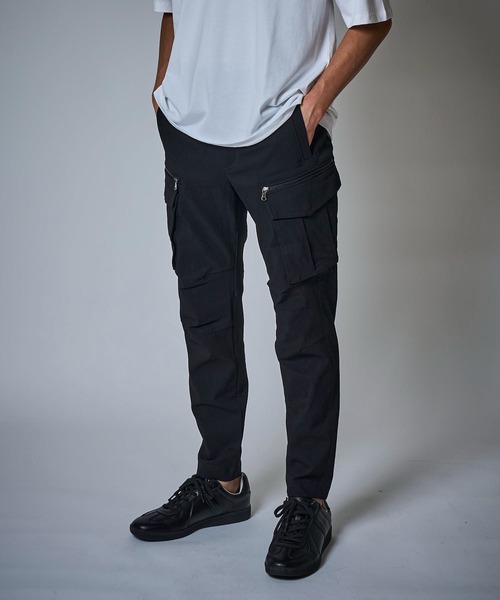 TETE HOMME（テットオム）の「【WEB限定】 STRETCH CARGO PANTS / ストレッチカーゴパンツ（カーゴパンツ・メンズ・ブラック/カーキ/カーキオリーブ・MEDIUM/LARGE/X-LARGE）」の10枚目の写真