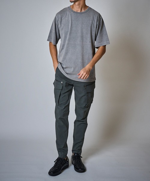 TETE HOMME（テットオム）の「【WEB限定】 STRETCH CARGO PANTS / ストレッチカーゴパンツ（カーゴパンツ・メンズ・ブラック/カーキ/カーキオリーブ・MEDIUM/LARGE/X-LARGE）」の15枚目の写真