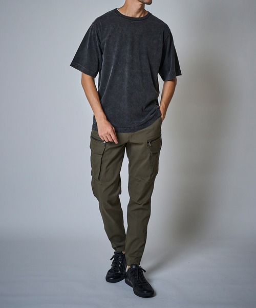 TETE HOMME（テットオム）の「【WEB限定】 STRETCH CARGO PANTS / ストレッチカーゴパンツ（カーゴパンツ・メンズ・ブラック/カーキ/カーキオリーブ・MEDIUM/LARGE/X-LARGE）」の16枚目の写真
