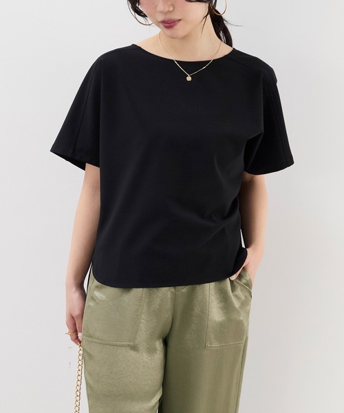 MICA&DEAL（マイカ＆ディール）の「T-ブラウス〈セットアップ対応〉（シャツ/ブラウス・レディース・ダークネイビー/ブラック/オフホワイト・FREE）」の11枚目の写真