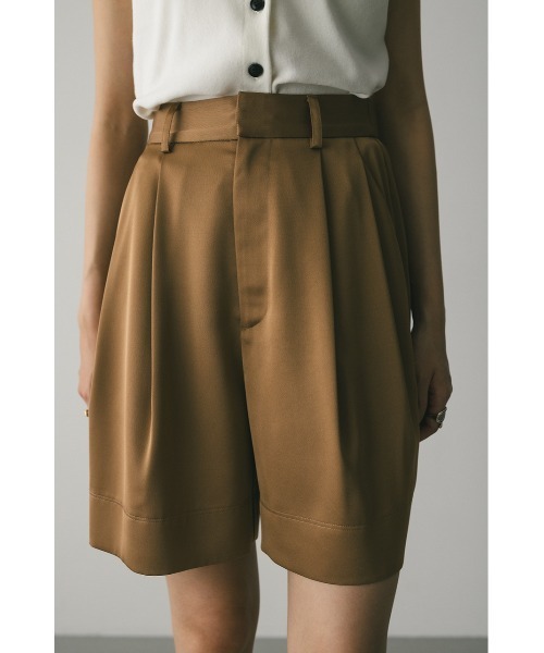 STYLEMIXER（スタイルミキサー）の「サテンハーフパンツ（その他パンツ・レディース・キャメル/ブラック/アイボリー・SMALL/MEDIUM）」の8枚目の写真