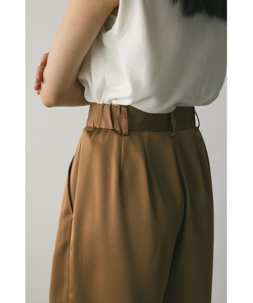 STYLEMIXER（スタイルミキサー）の「サテンハーフパンツ（その他パンツ・レディース・キャメル/ブラック/アイボリー・SMALL/MEDIUM）」の15枚目の写真