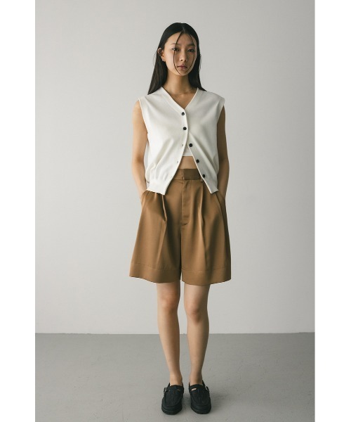 STYLEMIXER（スタイルミキサー）の「サテンハーフパンツ（その他パンツ・レディース・キャメル/ブラック/アイボリー・SMALL/MEDIUM）」の4枚目の写真