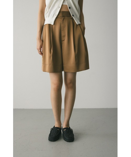 STYLEMIXER（スタイルミキサー）の「サテンハーフパンツ（その他パンツ・レディース・キャメル/ブラック/アイボリー・SMALL/MEDIUM）」の5枚目の写真