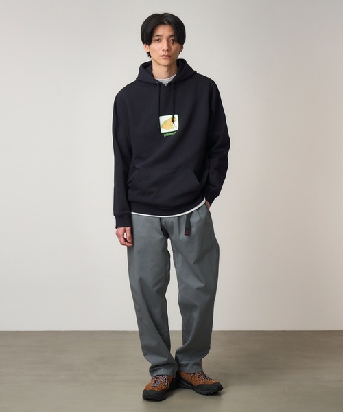 Gramicci(グラミチ)の「TOAD HOODED SWEATSHIRT|トードフーデッドスウェットシャツ(パーカー・メンズ・ヘザーグレー/ダークネイビー/ダークブラウン系・S/L/XL/M/XXL)」の8枚目の写真