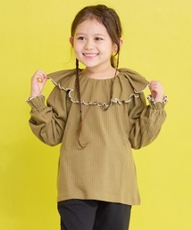MARKEY'S（マーキーズ）の「リブフリルカラーカットソー（Tシャツ/カットソー・キッズ）」
