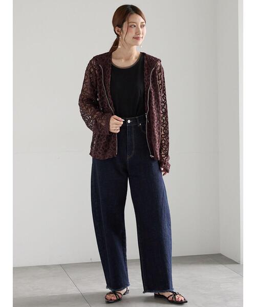 Te chichi(テチチ)の「チュールトリムタンクトップ(タンクトップ・レディース・ピンク/ブラック/チャコールグレー・F)」の4枚目の写真