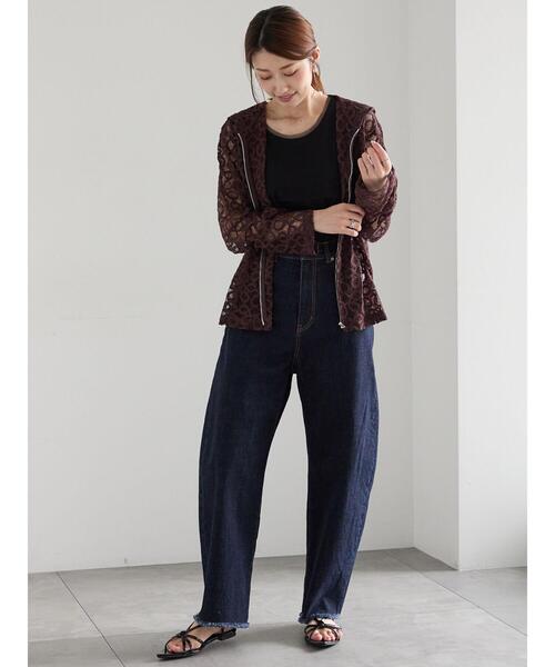 Te chichi(テチチ)の「チュールトリムタンクトップ(タンクトップ・レディース・ピンク/ブラック/チャコールグレー・F)」の5枚目の写真