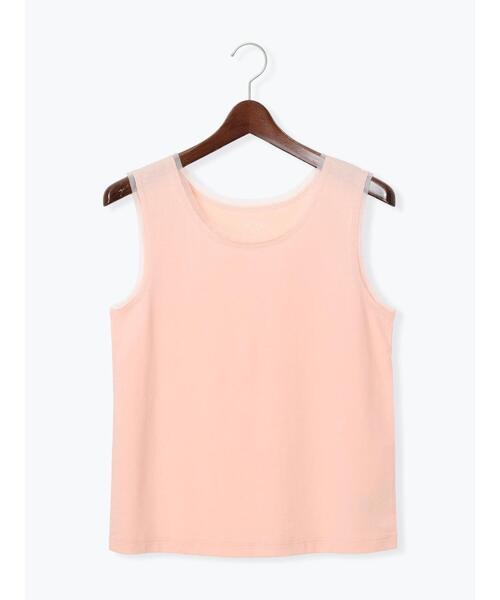 Te chichi(テチチ)の「チュールトリムタンクトップ(タンクトップ・レディース・ピンク/ブラック/チャコールグレー・F)」の16枚目の写真