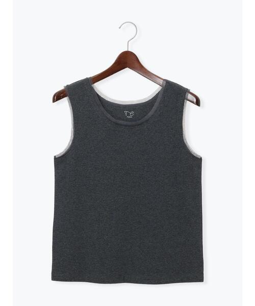 Te chichi(テチチ)の「チュールトリムタンクトップ(タンクトップ・レディース・ピンク/ブラック/チャコールグレー・F)」の17枚目の写真