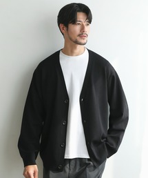 SPU（スプ）の「【吸湿発熱、ウォッシャブル、抗ピリング、シルク混、3シーズン着用可能】 機能性シルク混コンフォート ベーシックニットボタンカーディガン長袖（カーディガン/ボレロ）」