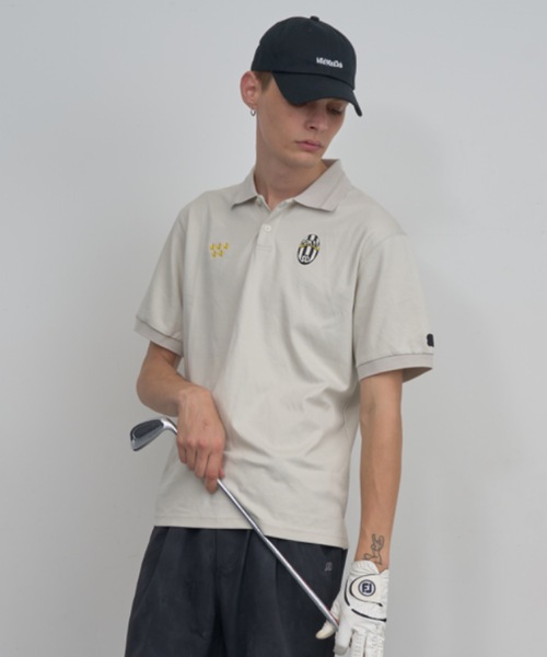 Mid 90s Club(ミッドナインティーズクラブ)の「5-Star Club Polo(ポロシャツ・メンズ・ブラック/グレー/ベージュ・X-LARGE/LARGE/MEDIUM)」の2枚目の写真