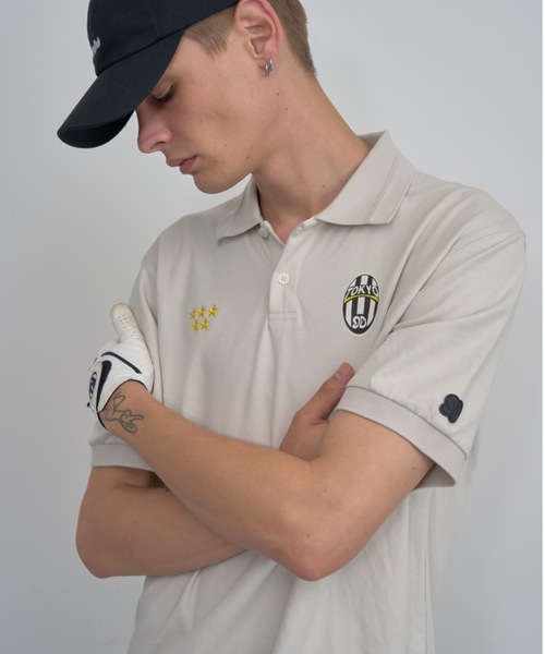 Mid 90s Club(ミッドナインティーズクラブ)の「5-Star Club Polo(ポロシャツ・メンズ・ブラック/グレー/ベージュ・X-LARGE/LARGE/MEDIUM)」の16枚目の写真