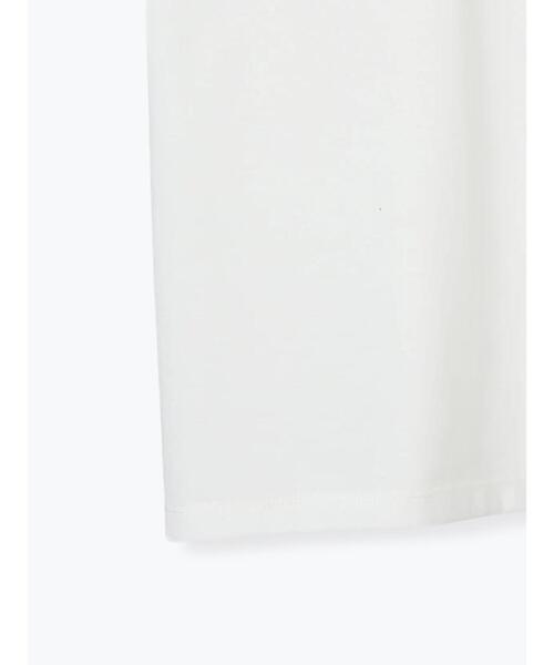 Te chichi TERRASSE（テチチテラス）の「フラワーモチーフプリントTシャツ（Tシャツ/カットソー・レディース・ブラック/チャコールグレー/オフホワイト・F）」の11枚目の写真