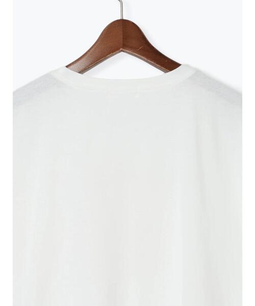 Te chichi TERRASSE（テチチテラス）の「フラワーモチーフプリントTシャツ（Tシャツ/カットソー・レディース・ブラック/チャコールグレー/オフホワイト・F）」の12枚目の写真