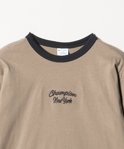 Champion（チャンピオン）の「＜Champion＞ロングスリーブ Tシャツ  / キッズ  140cm-160cm（Tシャツ/カットソー・キッズ・ブラック/ベージュ・150cm/160cm/140cm）」の9枚目の写真