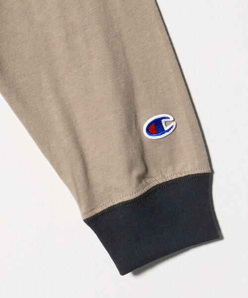 Champion（チャンピオン）の「＜Champion＞ロングスリーブ Tシャツ  / キッズ  140cm-160cm（Tシャツ/カットソー・キッズ・ブラック/ベージュ・150cm/160cm/140cm）」の10枚目の写真