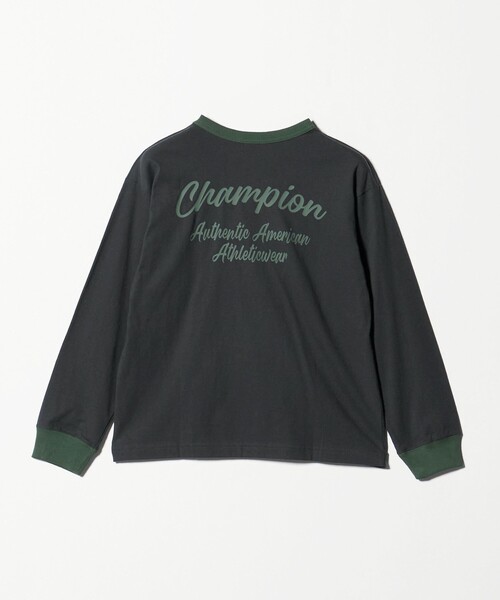 Champion（チャンピオン）の「＜Champion＞ロングスリーブ Tシャツ  / キッズ  140cm-160cm（Tシャツ/カットソー・キッズ・ブラック/ベージュ・150cm/160cm/140cm）」の15枚目の写真