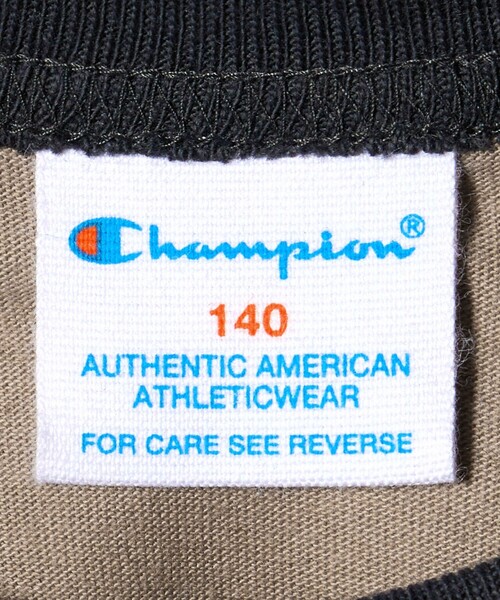 Champion（チャンピオン）の「＜Champion＞ロングスリーブ Tシャツ  / キッズ  140cm-160cm（Tシャツ/カットソー・キッズ・ブラック/ベージュ・150cm/160cm/140cm）」の20枚目の写真