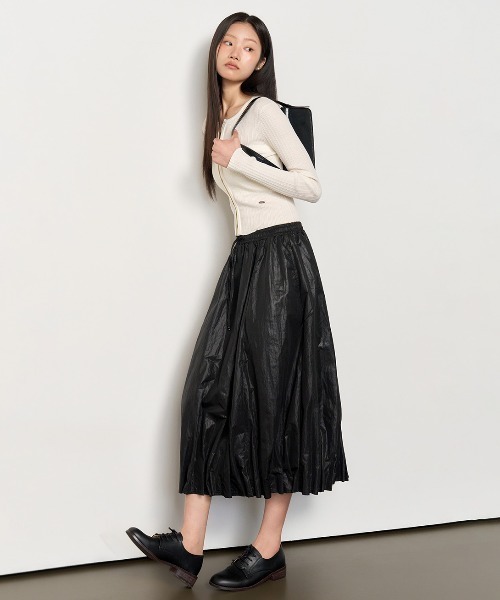 GENERAL IDEA(ジェネラルアイデア)の「GENERAL IDEA/ジェネラルアイディア unique balloon long skirt ロングスカート(スカート・レディース・ブラック/ホワイト・M/L/S)」の18枚目の写真
