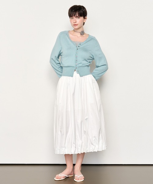 GENERAL IDEA(ジェネラルアイデア)の「GENERAL IDEA/ジェネラルアイディア unique balloon long skirt ロングスカート(スカート・レディース・ブラック/ホワイト・M/L/S)」の6枚目の写真