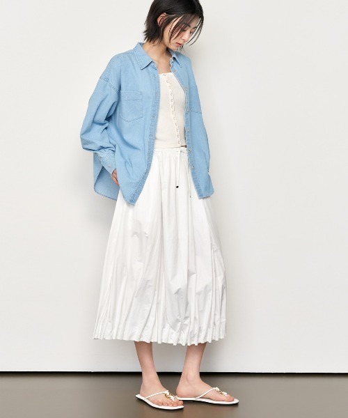 GENERAL IDEA(ジェネラルアイデア)の「GENERAL IDEA/ジェネラルアイディア unique balloon long skirt ロングスカート(スカート・レディース・ブラック/ホワイト・M/L/S)」の10枚目の写真
