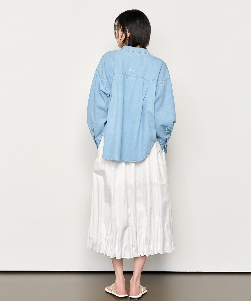 GENERAL IDEA(ジェネラルアイデア)の「GENERAL IDEA/ジェネラルアイディア unique balloon long skirt ロングスカート(スカート・レディース・ブラック/ホワイト・M/L/S)」の12枚目の写真
