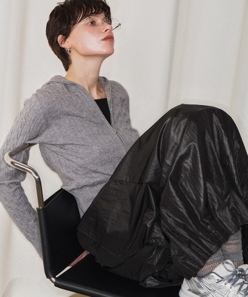GENERAL IDEA(ジェネラルアイデア)の「GENERAL IDEA/ジェネラルアイディア unique balloon long skirt ロングスカート(スカート・レディース・ブラック/ホワイト・M/L/S)」の21枚目の写真
