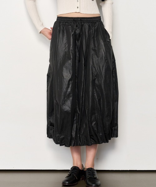 GENERAL IDEA(ジェネラルアイデア)の「GENERAL IDEA/ジェネラルアイディア unique balloon long skirt ロングスカート(スカート・レディース・ブラック/ホワイト・M/L/S)」の14枚目の写真