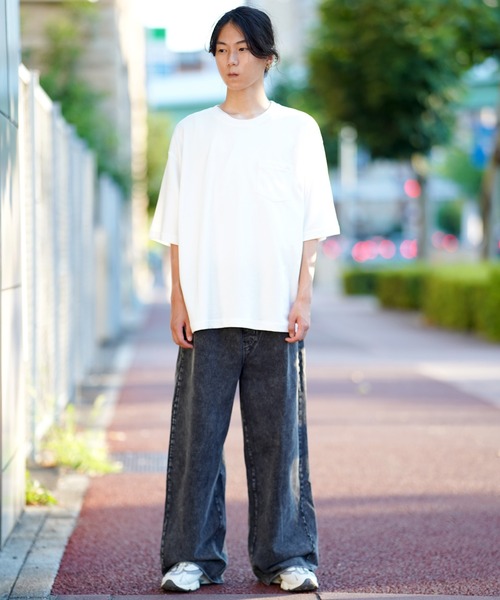 THE MILES(ザ マイルズ)の「カットワイドパンツ(その他パンツ・メンズ・ブラック/チャコールグレー・LARGE)」の8枚目の写真