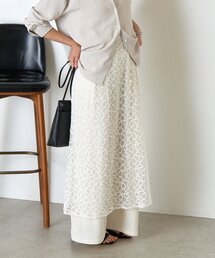 Jena espace merveilleux | サテン切替レースキャミワンピース(ワンピース)