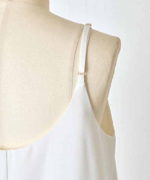 Jena espace merveilleux（ジェナ　エスパスメルヴェイユ）の「サテン切替レースキャミワンピース（ワンピース・レディース・ブラック/オフホワイト・FREE）」の21枚目の写真