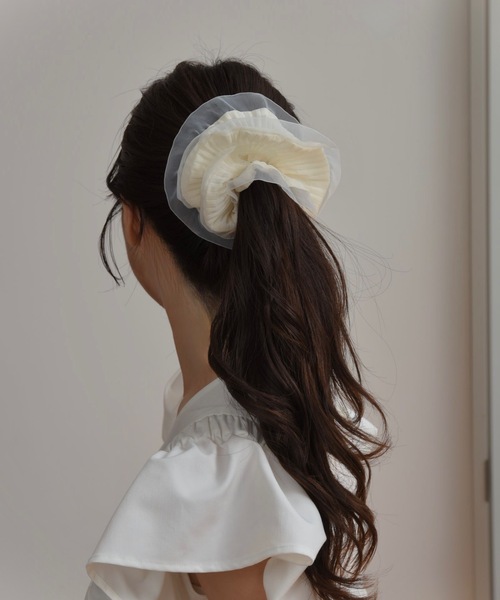 セール】organdy docking pleats shushu / オーガンジードッキング