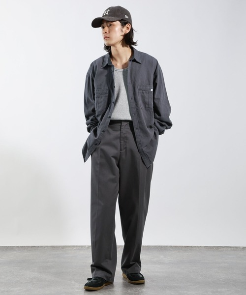 RED KAP(レッドキャップ)の「【RED KAP(レッドキャップ)】別注T/Cツイルワイドパンツ(チノパンツ・メンズ・ベージュ/グレー/ブラック・MEDIUM/LARGE)」の5枚目の写真