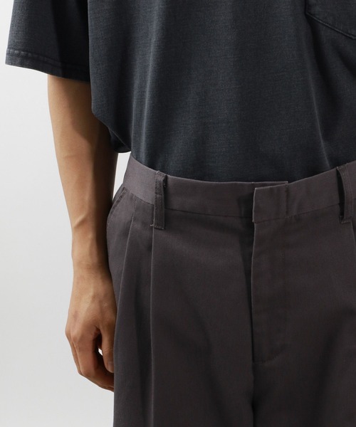 RED KAP(レッドキャップ)の「【RED KAP(レッドキャップ)】別注T/Cツイルワイドパンツ(チノパンツ・メンズ・ベージュ/グレー/ブラック・MEDIUM/LARGE)」の16枚目の写真