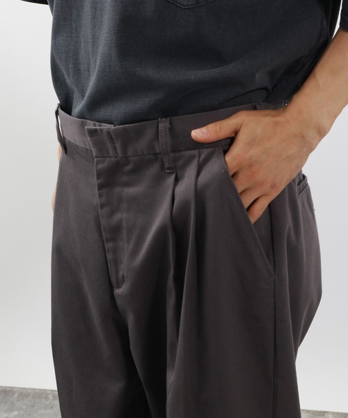 RED KAP(レッドキャップ)の「【RED KAP(レッドキャップ)】別注T/Cツイルワイドパンツ(チノパンツ・メンズ・ベージュ/グレー/ブラック・MEDIUM/LARGE)」の20枚目の写真
