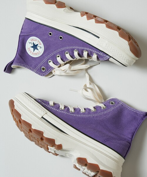 CONVERSE(コンバース)の「CONVERSE/コンバース ALL STAR TREKWAVE FADEDCANVAS HI/オールスター トレックウエーブ フェイデッド キャンバス ハイカット スニーカー 限定展開(スニーカー・レディース・パープル/ダークグレー・24.0cm/23.0cm/25.0cm/26.0cm/27.0cm/28.0cm)」の5枚目の写真