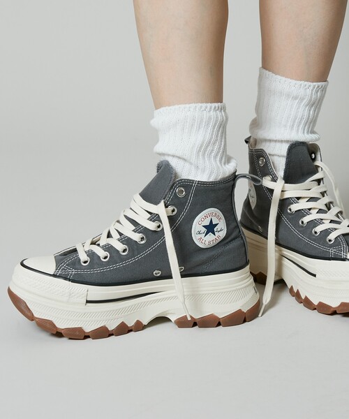 CONVERSE(コンバース)の「CONVERSE/コンバース ALL STAR TREKWAVE FADEDCANVAS HI/オールスター トレックウエーブ フェイデッド キャンバス ハイカット スニーカー 限定展開(スニーカー・レディース・パープル/ダークグレー・24.0cm/23.0cm/25.0cm/26.0cm/27.0cm/28.0cm)」の6枚目の写真