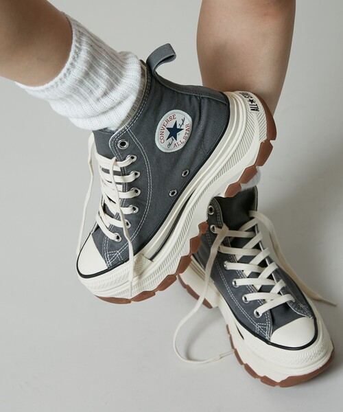 CONVERSE(コンバース)の「CONVERSE/コンバース ALL STAR TREKWAVE FADEDCANVAS HI/オールスター トレックウエーブ フェイデッド キャンバス ハイカット スニーカー 限定展開(スニーカー・レディース・パープル/ダークグレー・24.0cm/23.0cm/25.0cm/26.0cm/27.0cm/28.0cm)」の7枚目の写真