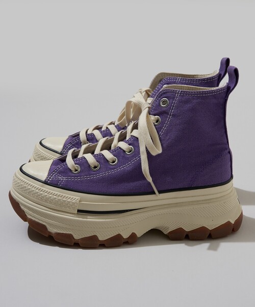 CONVERSE(コンバース)の「CONVERSE/コンバース ALL STAR TREKWAVE FADEDCANVAS HI/オールスター トレックウエーブ フェイデッド キャンバス ハイカット スニーカー 限定展開(スニーカー・レディース・パープル/ダークグレー・24.0cm/23.0cm/25.0cm/26.0cm/27.0cm/28.0cm)」の11枚目の写真