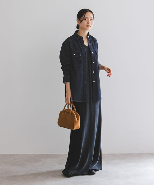 NEEDBY heritage(ニードバイヘリテージ)の「《NOBLE別注》NEED by heritage/ニードバイヘリテージ LAYLA(シャツ/ブラウス・レディース・ネイビー/ブルー・X-SMALL)」の5枚目の写真