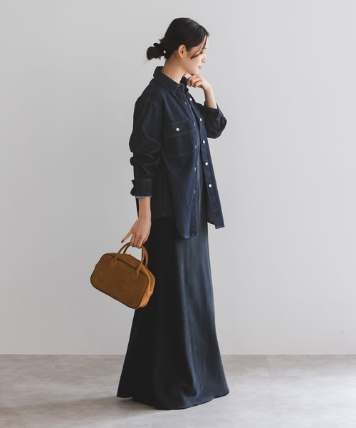 NEEDBY heritage(ニードバイヘリテージ)の「《NOBLE別注》NEED by heritage/ニードバイヘリテージ LAYLA(シャツ/ブラウス・レディース・ネイビー/ブルー・X-SMALL)」の6枚目の写真