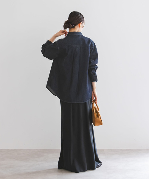 NEEDBY heritage(ニードバイヘリテージ)の「《NOBLE別注》NEED by heritage/ニードバイヘリテージ LAYLA(シャツ/ブラウス・レディース・ネイビー/ブルー・X-SMALL)」の7枚目の写真