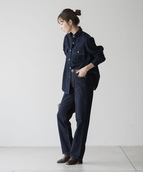 NEEDBY heritage(ニードバイヘリテージ)の「《NOBLE別注》NEED by heritage/ニードバイヘリテージ LAYLA(シャツ/ブラウス・レディース・ネイビー/ブルー・X-SMALL)」の18枚目の写真