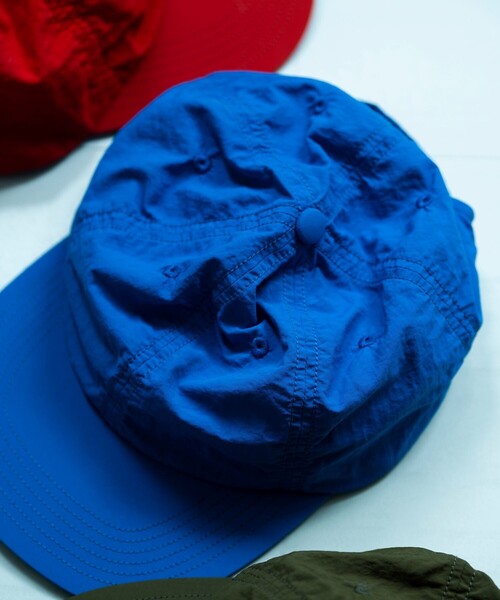 KIJIMA TAKAYUKI(キジマ タカユキ)の「《別注》【KIJIMA TAKAYUKI/キジマ タカユキ】NYLON TSLAN BB CAP(キャップ・メンズ・ブラック/ブルー系その他4/チャコールグレー/ダークブラウン/レッド・FREE)」の4枚目の写真