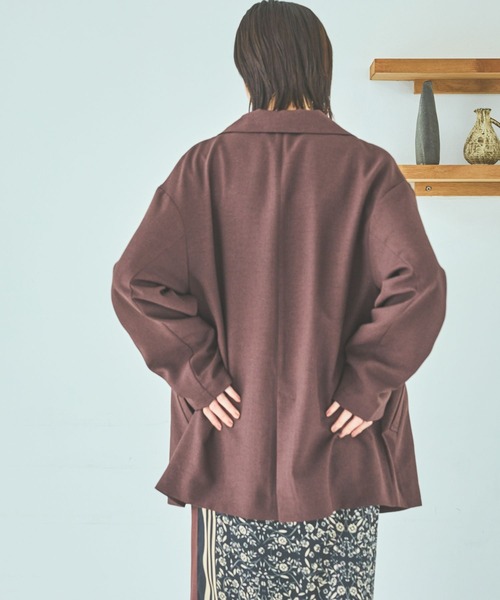 LAKOLE（ラコレ）の「ダブルテーラードジャケット / 592599（テーラードジャケット・レディース・チャコール/モカ/ボルドー・FREE）」の16枚目の写真