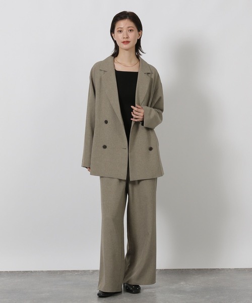 LAKOLE（ラコレ）の「ダブルテーラードジャケット / 592599（テーラードジャケット・レディース・チャコール/モカ/ボルドー・FREE）」の21枚目の写真