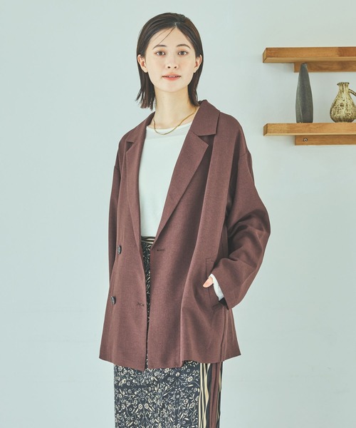 セール】ダブルテーラードジャケット / 592599（テーラードジャケット