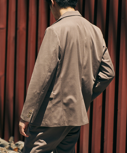 EDIFICE × TEIJIN SOLOTEX スーツセットアップブラウン　M 417 EDIFICE セットアップ SOLOTEX / ソロテックス トリコット