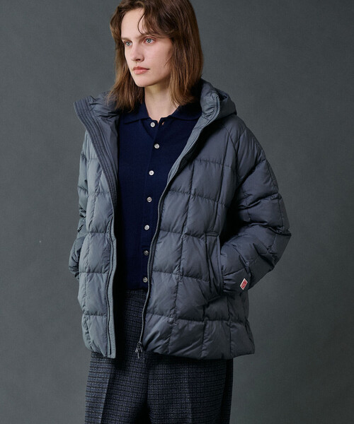 DANTON ダウンコート グレー Vネック DANTON（ダントン）｜ダウンジャケット/コート（グレー系）一覧